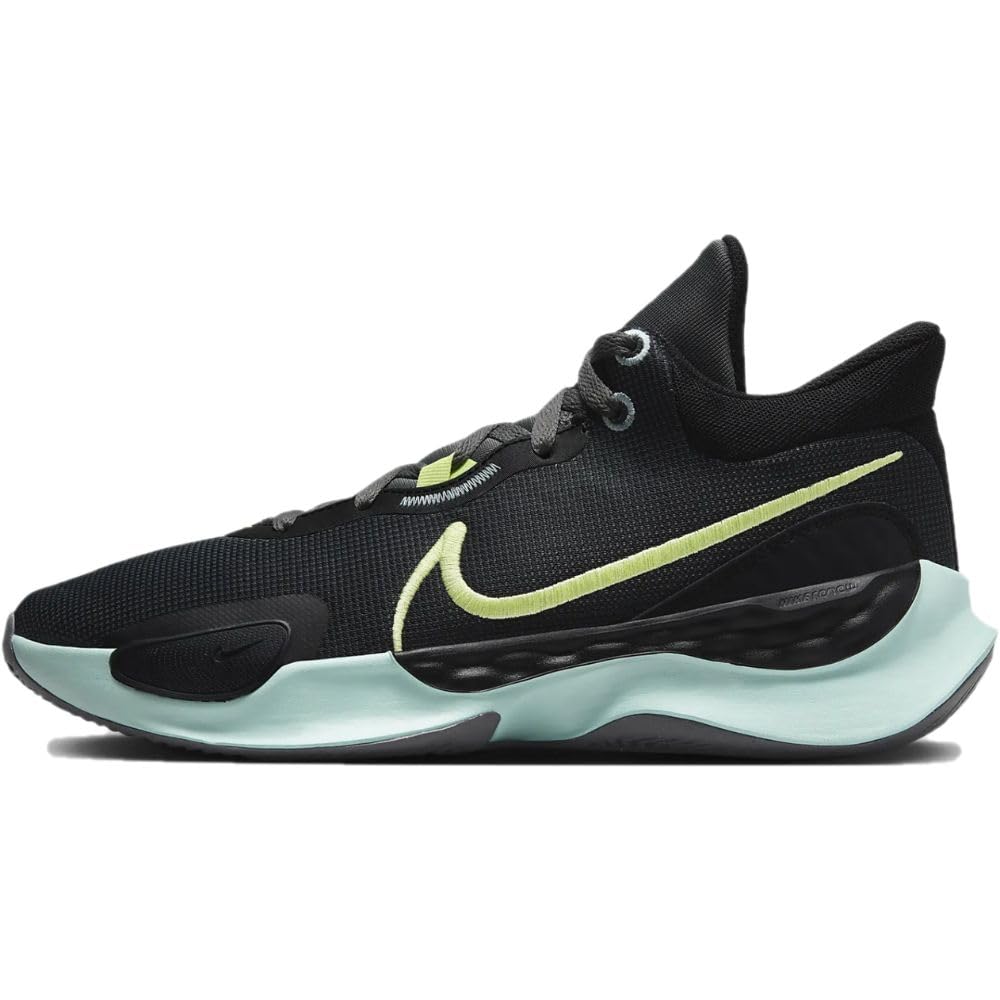 Nike Mens Black/Pastel Yellow-Iron Grey Basketball Shoes - 10 UK (11 US) (B0CMXNH6VW) Amazon Price History, Amazon Price Tracker