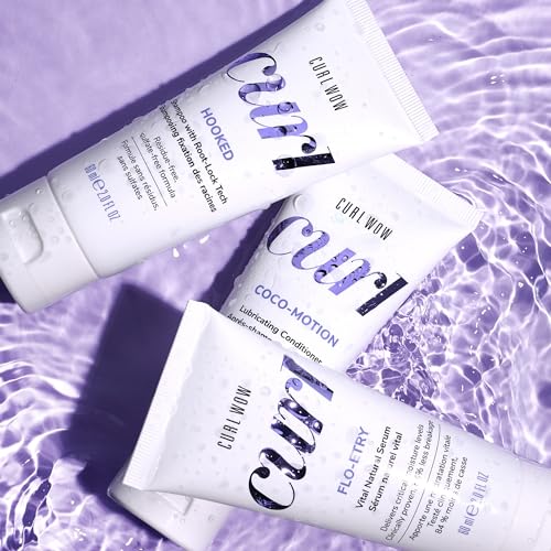 Image of COLOR WOW Curl Wow Flo-etry - Vital Natural Serum | Lightweight moisturizing leave-in serum for dry, dehydrated, natural curls. Hydrates deeply without weighing hair down.