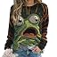 Abstract Frog Black Green