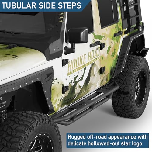 Estribos laterales para Jeep Wrangler JK 2007-2018 miniatura 2