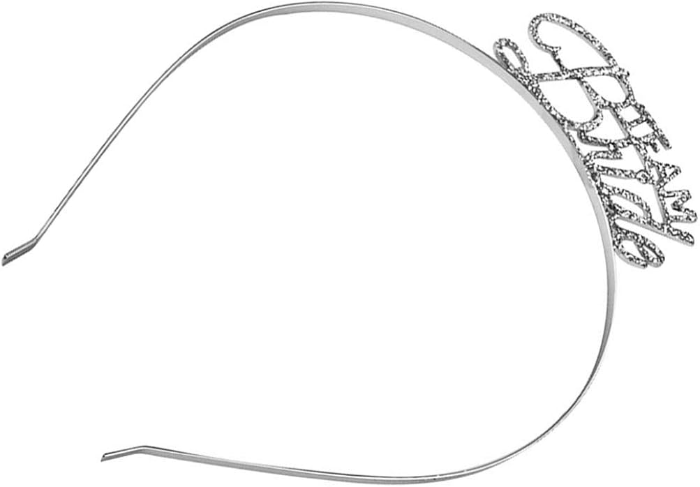 minkissy 3pcs Team Bride Tiara Headband Bachelorette Headbands Bridal Shower Hair Band Bridesmaid Headband Party Decorations Accessories for Women Girls (Silver) - Image 3