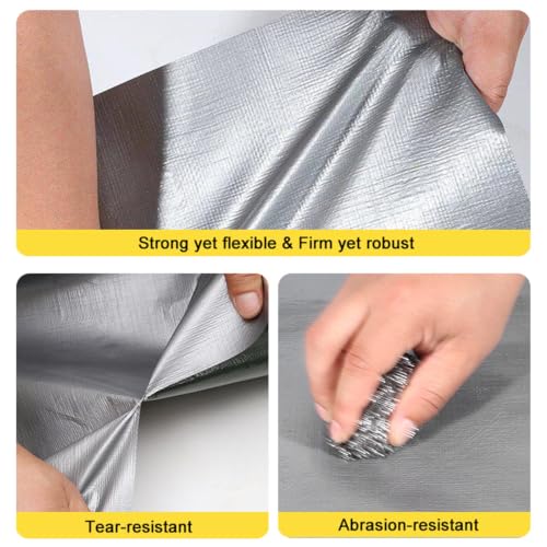 Lona impermeable de PE resistente a desgarros con ojales para muebles 3x3m 6