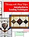 Therapy with Sharp Edges - Introduction to Leading Techniques: Beginning Stained Glass Techniques (Volume 1)