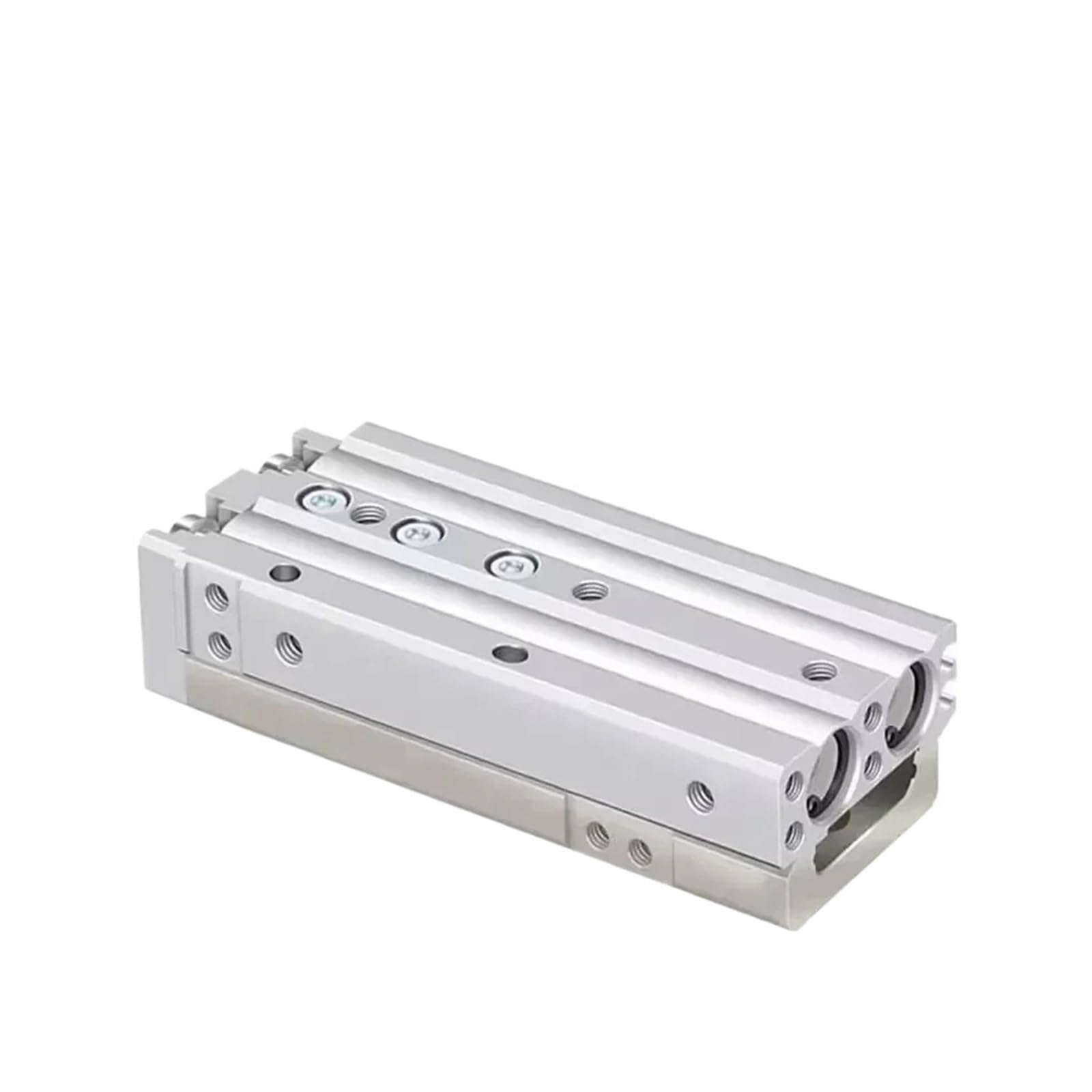 Cilindro MXQ12-30 con doble vástago para duplicar fuerza neumática