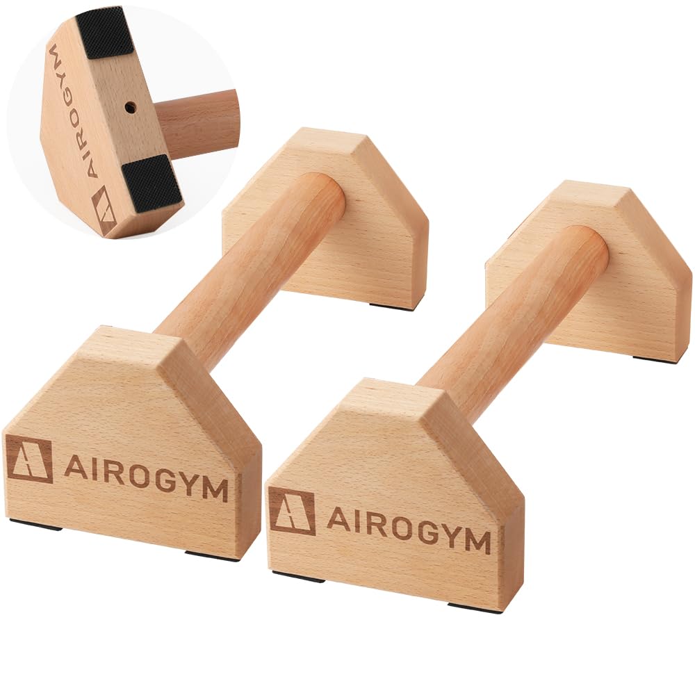 airogym Wood Push-Up Stands