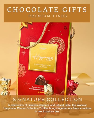 Image of Hyperfoods Wobniar Happiness Chocolates Gift Pack 180 Gram Red Bag