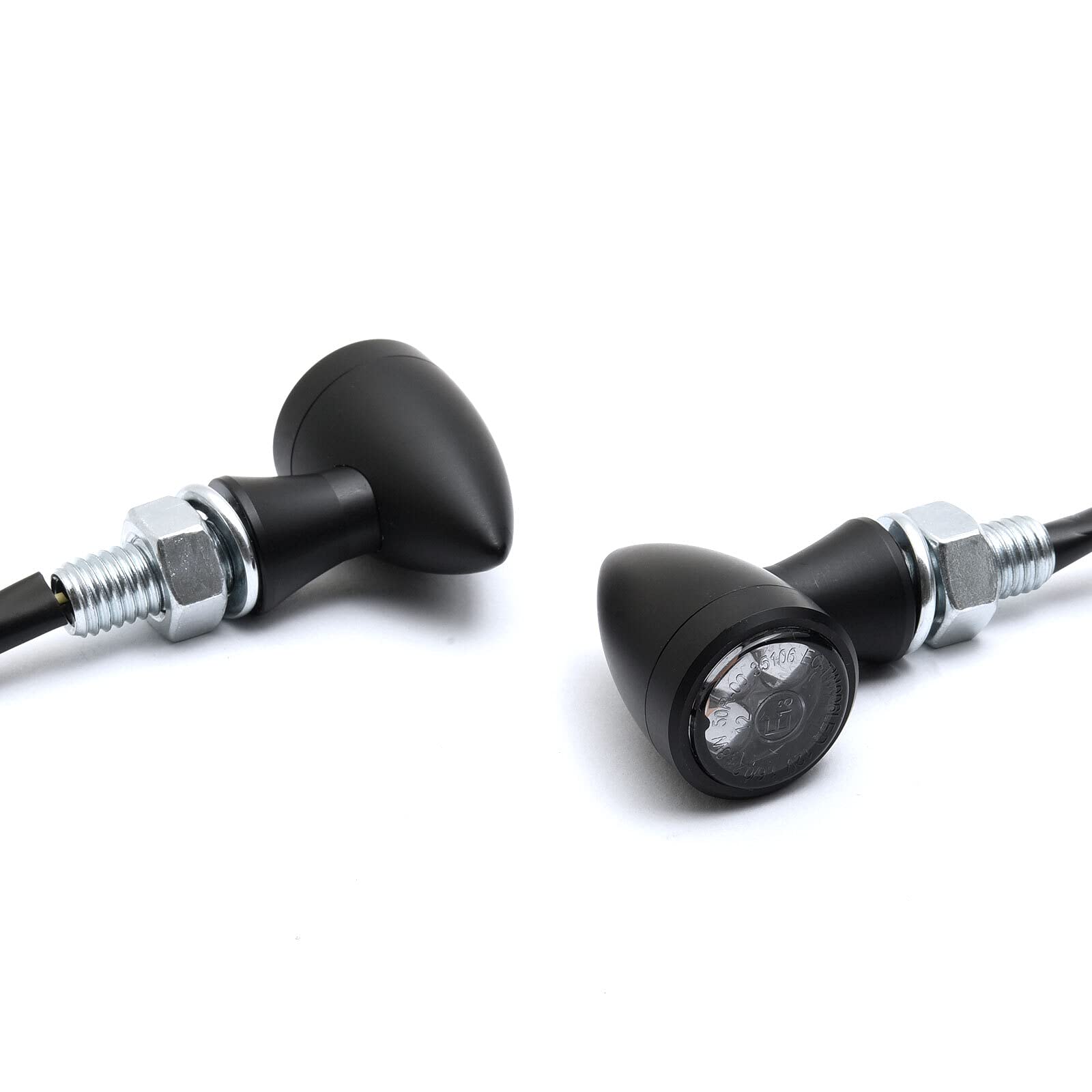 Dock66 LED Blinker mit Rück-/ Bremslicht Micro Bullet schwarz, mit ECE