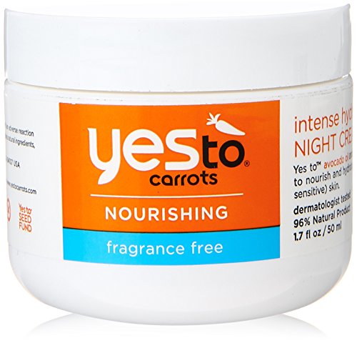 Yes To Carrots Fragrance-Free Intense Hydration Night Cream, 1.7 Fluid Ounce