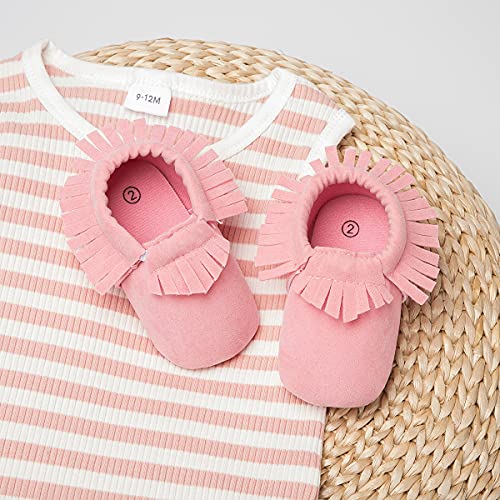 Cencirily Infant Baby Fringe Moccasin Slipper Boys Girls Tassel Suede Leather Toddler Sneakers Soft Sole First Walking Loafers Crib Shoes #TOP4