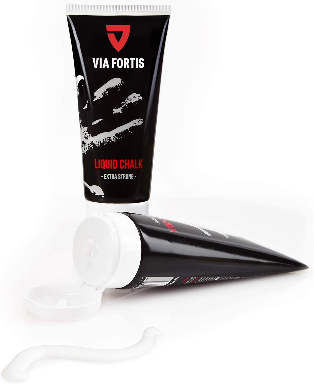 VIA FORTIS - Liquid Chalk, Magnésie Liquide pour Une Adhérence Maximale Pendant Le Sport - Séchage Rapide, Rendement Extrême et Longue Durée - pour l'escalade de Bloc, l'escalade