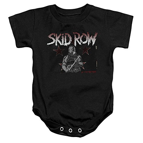 MMM Merchandising Skid Row Toddler Unite World Rebellion Onesie, 12 Months, Black