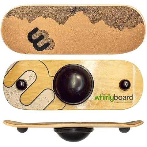 Whirly Board - Wide Standing Desk Balance Board - Anti Fatigue Balance Board for Standing Desks Cover