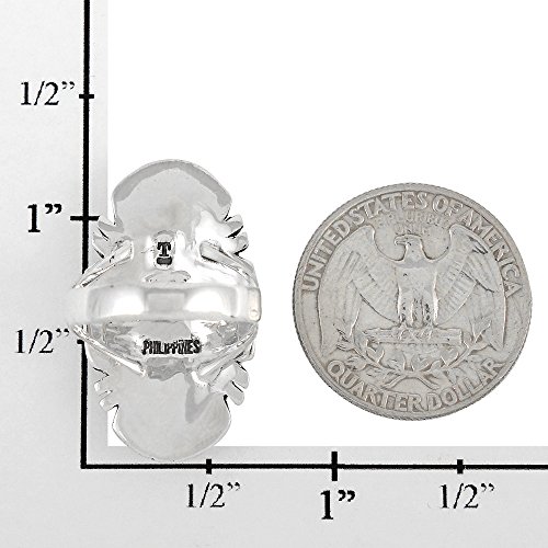 Sterling Silver 925 Ring With Genuine Turquoise (Select Color) (Turquoise, 7) #TOP2