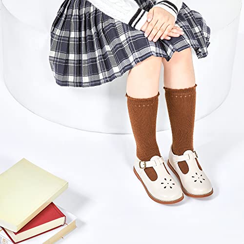 Image of Felix & Flora Toddler Little Girl Mary Jane Dress Shoes - Ballet Flats for Girl Party School Shoes