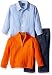 Nautica Baby Boys' Three Piece Set with Woven, Quarter Zip Sweater, Denim Jean