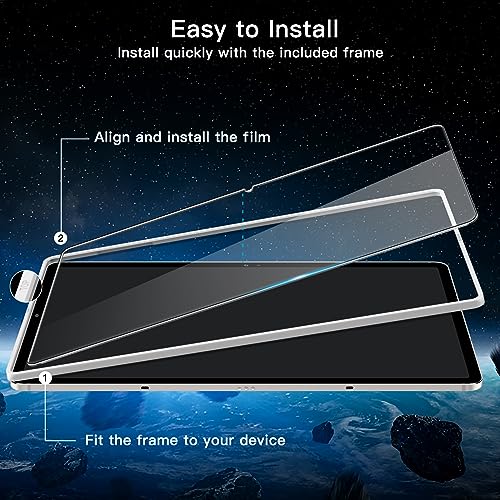 JETech Screen Protector for Samsung Galaxy Tab S10 Plus 2024 / Tab S9 Plus/Tab S9 FE Plus 2023 12.4 Inch, Clear HD Screen Protector, Pack of 2 - Image 2
