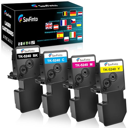 Toner TK-5240 Kyocera pour éviter les impressions ternes sur Ecosys