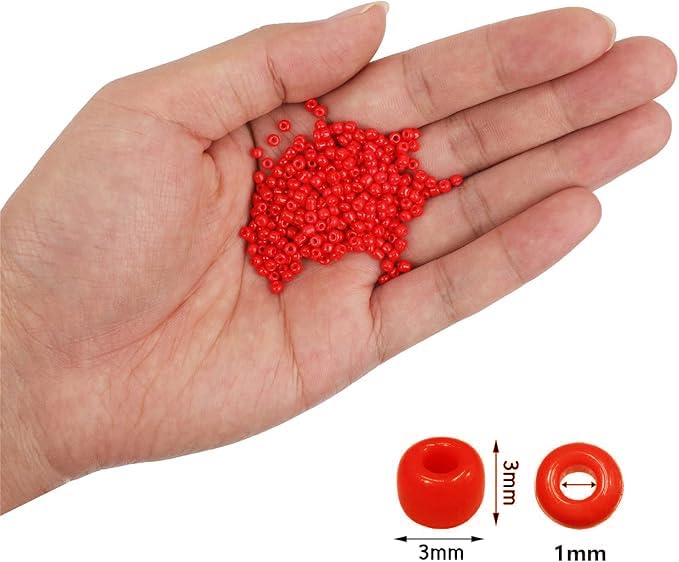600g 4mm 30 colori rocailles perline di vetro perline di vetro tondo