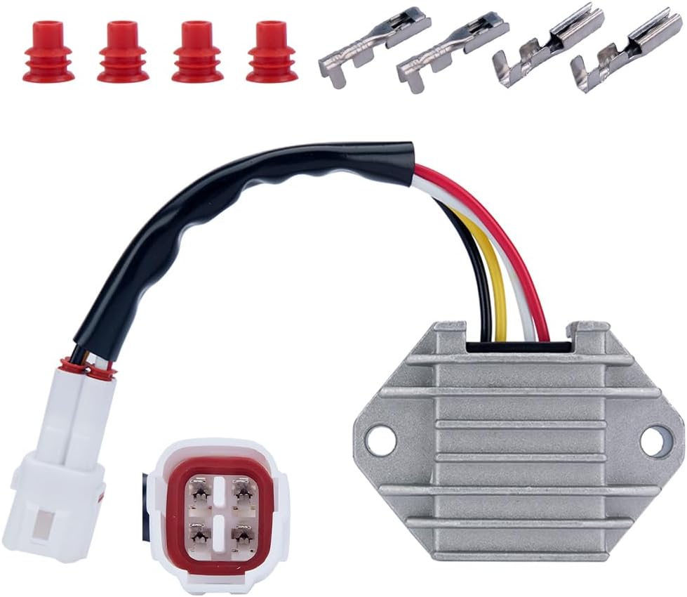 Replace 5TG-81960-00-00 YINNCKE Voltage Regulator Rectifier Fits for Yamaha YFZ 450 Bill Ballance Limited Special II X Edition 2004 2005 2006 2007 2008 2009 2012 2013 5TG 81960 00 00