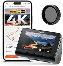 【70mai A800SE Dashcam 4K+1080P + CPL Filter】