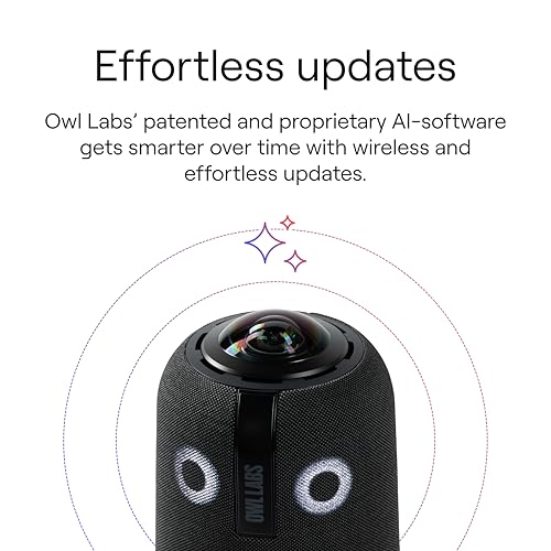 Image of Owl Labs Meeting 4+ Premium Pack - 360 Degree, 4K Smart Video Conference Camera, Microphone, and Speaker (Includes Accessories and Warranty)