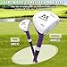 MAZEL Mini Driver/Iron Golf Clubs Swing Trainer Aid to Improve Your Hitting Accuracy & Speed (Purple, Mini Driver)