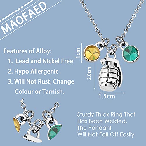 MAOFAED Anime Manga Series Gift Anime Necklace Anime Lover Gift Idea Anime Gift Anime Merchandise2