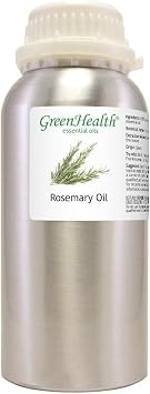 Rosemary Essential Oil - 16 fl oz 473 ml Aluminum Bottle w/Plug Cap 100% Pure Essential Oil