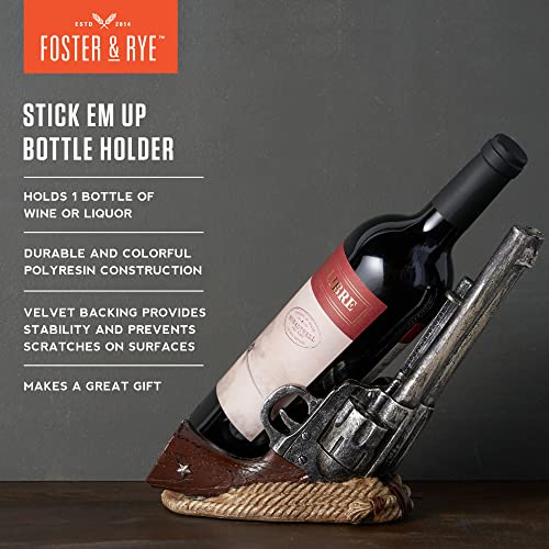 Foster & Rye 3355 Stick Em Up Bottle Holder Set Of 1 Multicolor, Metallic #TOP1