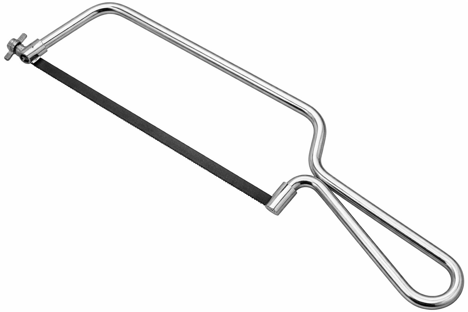 Terryshop74 Sierra manual de acero con hoja de 150 mm – Arco de metal con blíster colgante – Ideal para corte de metal, plástico y bricolaje