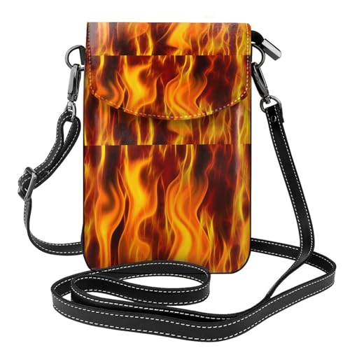 Petit sac bandoulière femme porte-téléphone portefeuille en cuir PU pour cartes