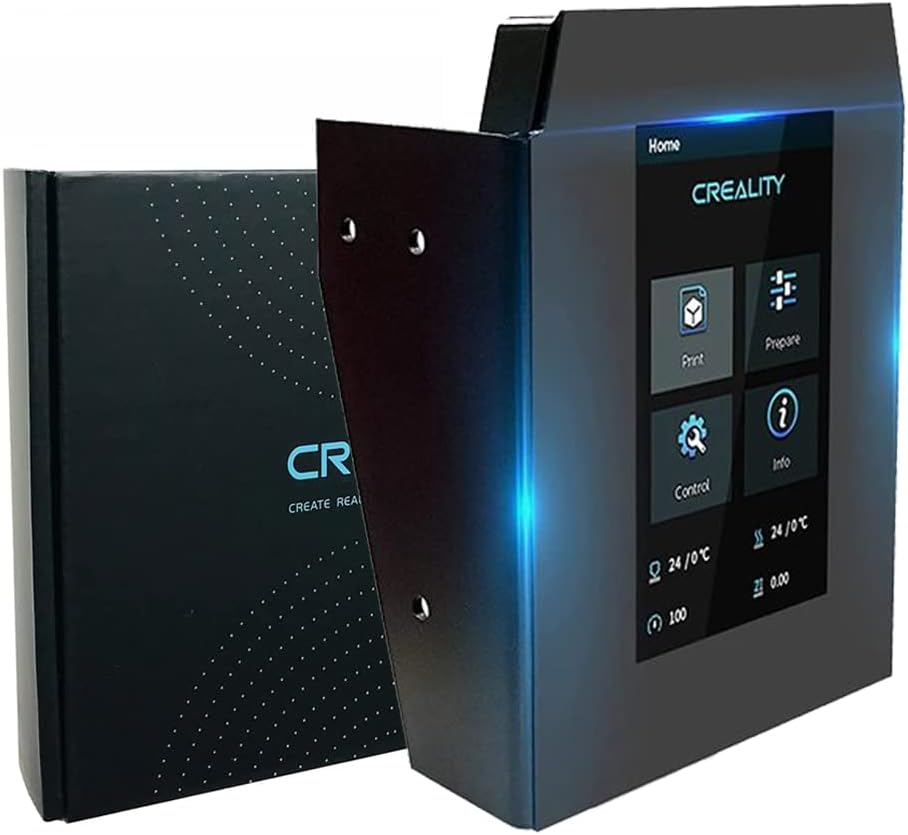 Creality 4.3" Touch Screen with F1RST LAYER FIRMWARE for Ender 3/3 Pro / 3 V2 / 3 Max / 5/5 Pro for 4.2.7 Control Board ONLY with Upgraded Open-Source Firmware - Improved UI and Faster Operation