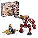 Produktbild LEGO Marvel Iron Man Hulkbuster vs. Thanos Set für Kinder ab 4 Jahren, Superhelden-Action basierend auf Avengers: Infinity War, mit baubarer Actionfigur, Spielzeug-Flugzeug und 2 Minifiguren 76263