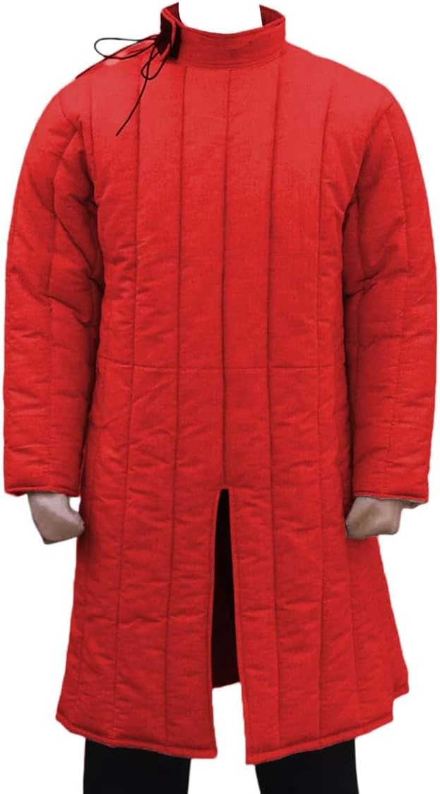 Medieval Gambeson Knight Armor Costumes Jacket Under Armor Cosplay Dress Cotton Coat Renaissance (S-6XL)