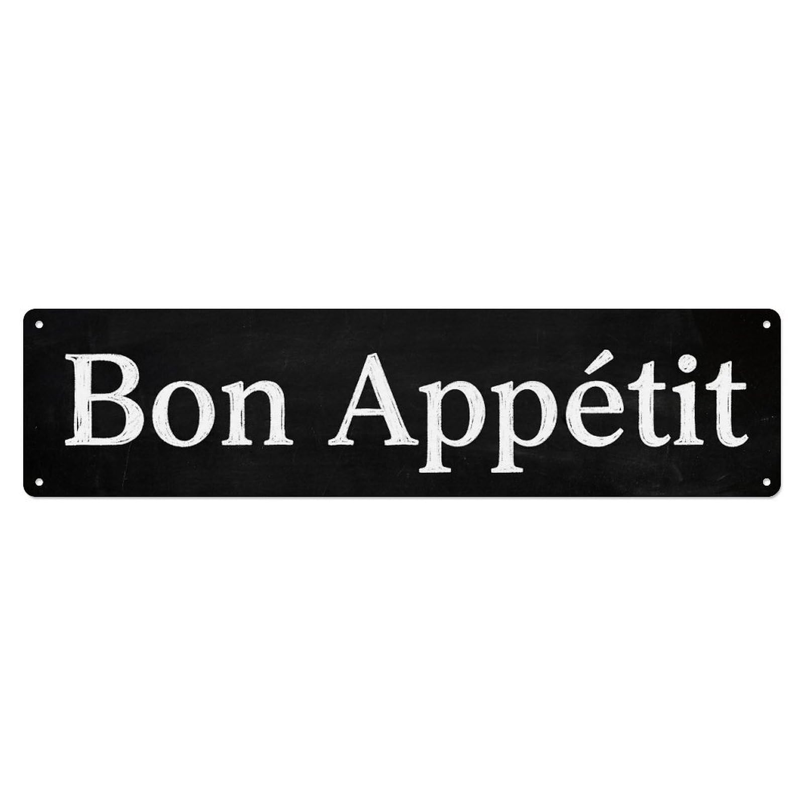 Okahys 4X16inch(10X40cm) Good Appetite Kitchen Metal Tin Sign