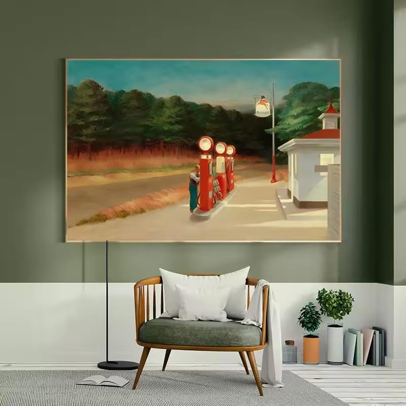 Affiches et estampes modernes de la station-service Edward Hopper