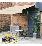 Amazon | 2.5x1.5m 店舗用ひさし, Moubhjd オーニングテント遮光 雨