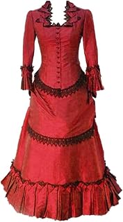 Steampunk Victorian Gothic Cosplay Costume Victorian Bustle Dress Gown Costume Edwardian Evening Dress