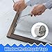 Seamless Mesh Overlay - Window Screen Tape, Individual Fabric for Hole Repair, Weather-Resistant Gauze with Pressure Glue, Hardware Accessory, Patching Tool for Camping Tent, Pool Cage