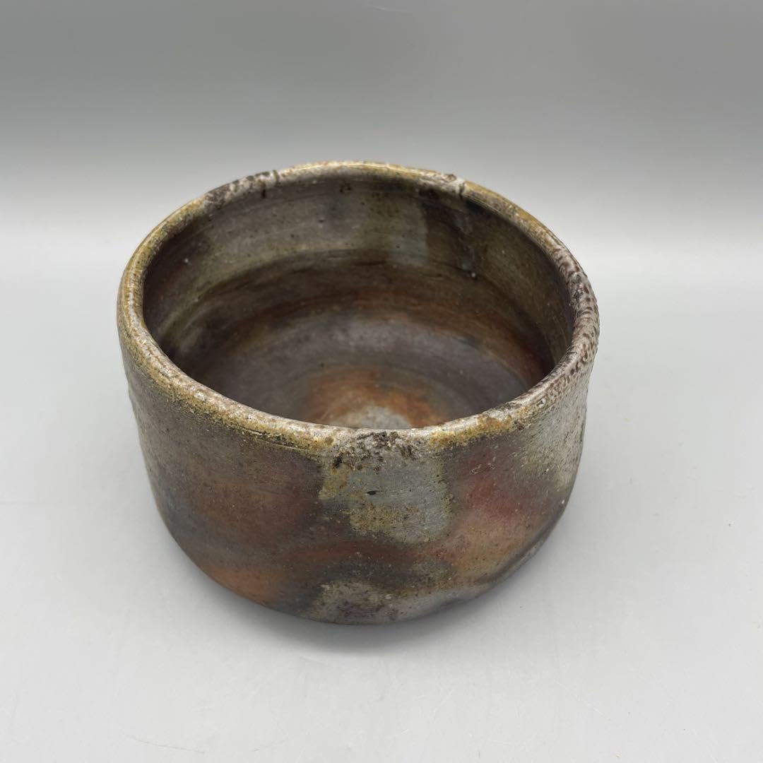 Amazon.co.jp: 備前焼 森 陶山 建水 共箱茶道具 骨董 アンティーク