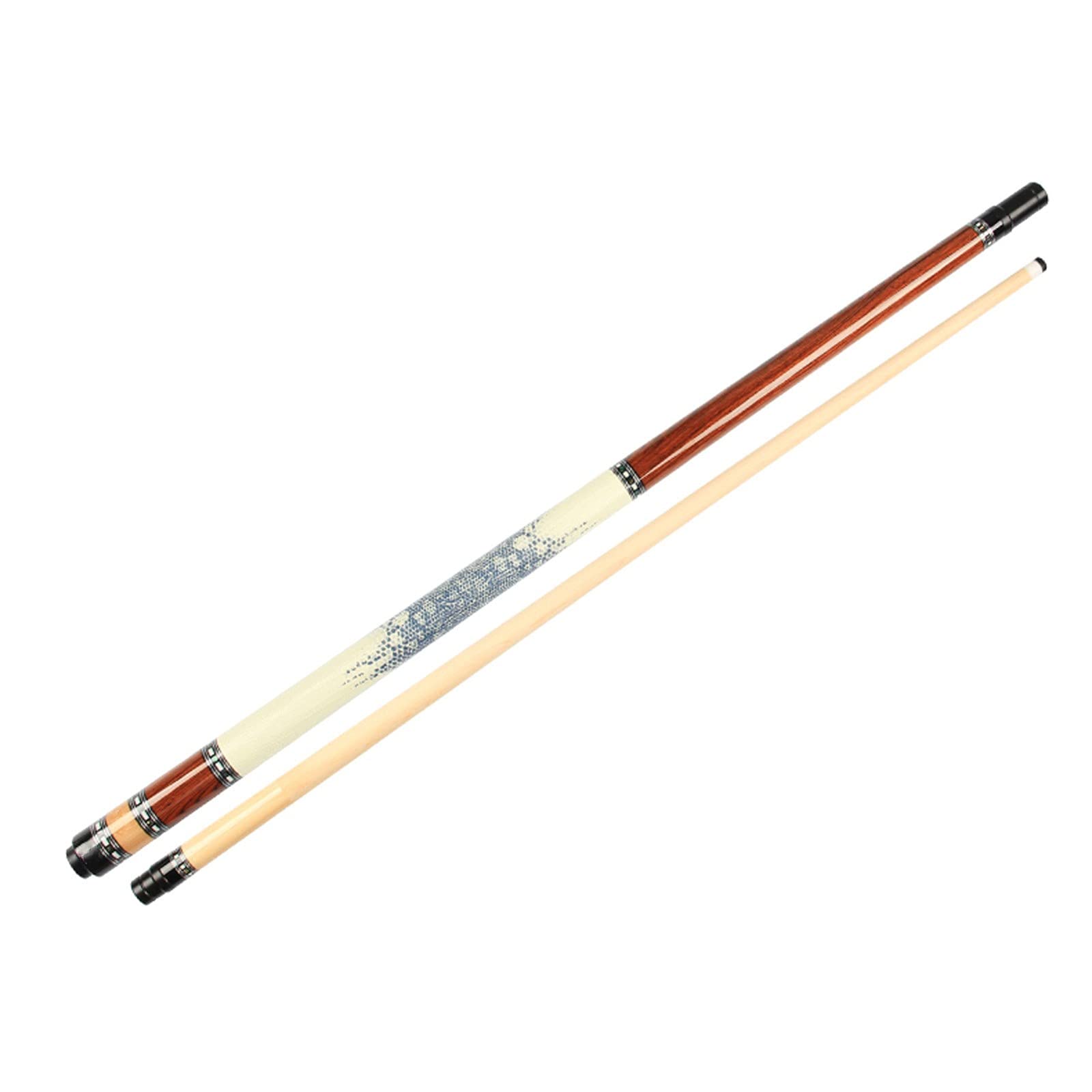 Stecca Biliardo Stecca da biliardo 57 pollici 19/19,5/20 once 2 pezzi 10,5/11,5/13 mm punta standard in legno duro acero stecca stecca con estensione 21 cm e stecca da biliardo stecca blu gesso con sc