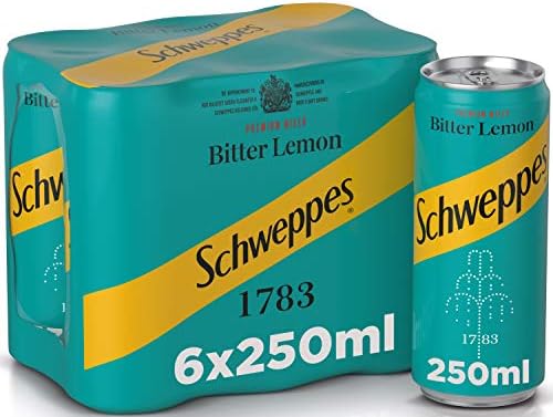 Schweppes Premium Mixer Bitter Lemon 6 x 250ml