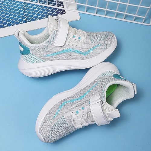 IWIHMIV Girl Tennis Shoes Boys Girls Breathable Shoes Kids Athletic Running Walking Lightweight Non Slip Sneakers3