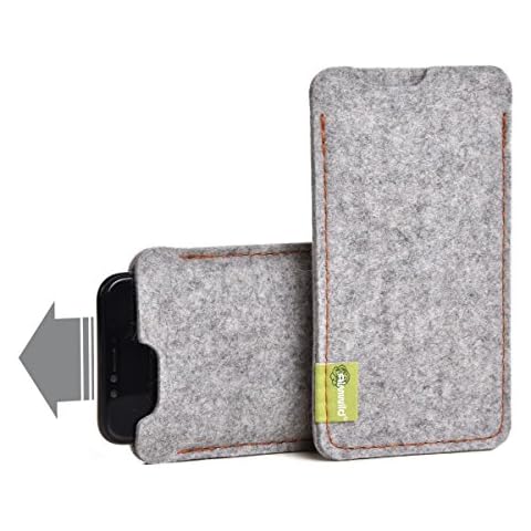 Almwild Case for iPad Mini / Suitable as a Smart Cover / Slate-Grey with a Light-Alpine-Grey Closure Flap / Protective Case for Apple iPad Mini / Mini Retina Cover