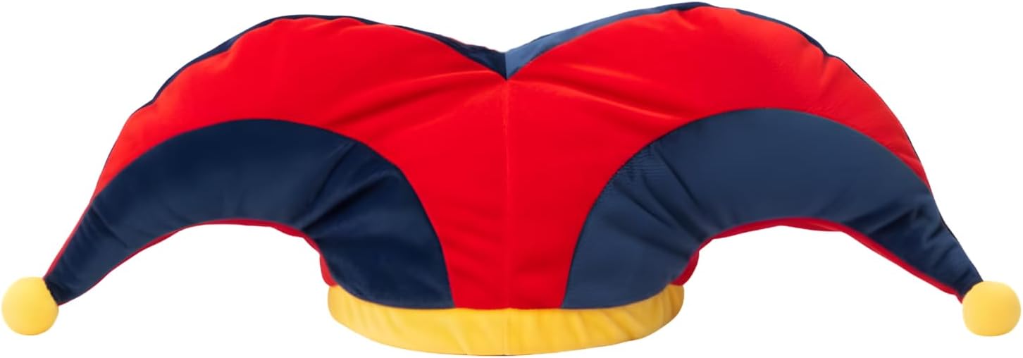 Mens Jester Costume Hat - Adult Womens Teens Circus Cosplay Accessories Christmas Halloween Hats