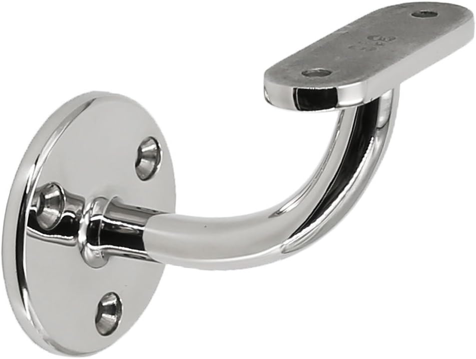 手すり部材｜階段材・手すり部材｜WOODONE ステンレススチール316 [ Marineグレード]壁マウント手すりブラケット階段の手すりの木製&amp;金属サポート、フラットサー