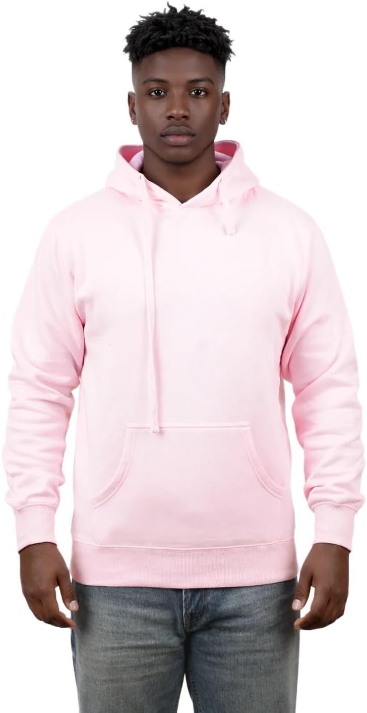 7.75oz Mid Weight Classic Pullover Fleece Hoodie | Cotton Blend Unisex Decorator Bl...