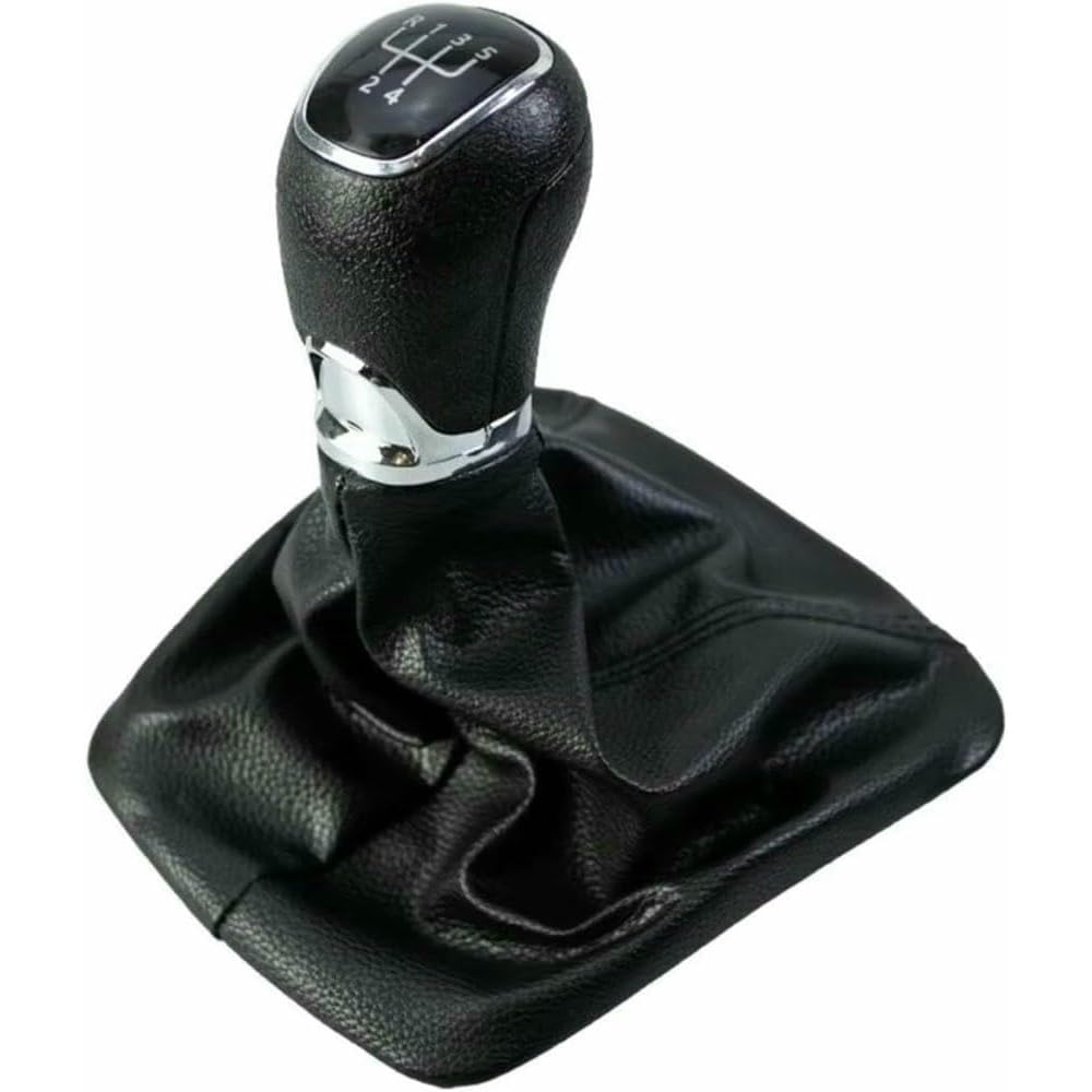 GZNBB Car Manual Gear Shift Knob Boot Cover Gaiter Lever Shifter Handle Stick, for Skoda Octavia 2 A5 A6 2004-2012