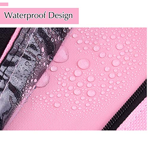 Fepito 3Pack 3 Ring Binder Pencil Pouches Zipper Pouch Double Pocket Pencil Bag Mesh Window Pencil Case For Stationery #TOP4