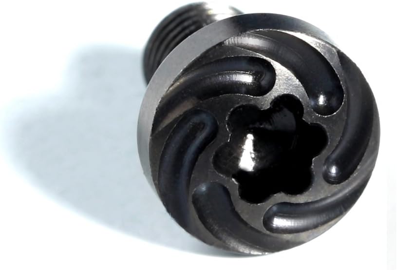 4 ea Black Whorl 1911 Grip Screws, 4 ea O Rings | for Full Size or Slim Grip bushings | 3/16” min Grip Thickness | US Made for Colt and Clones | Look at Photos of Screws with Grips/Guns
